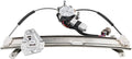 Power Window Lift Regulator with Motor Assembly Compatible with 2003-2007 Honda Accord Pack of 2 W377869