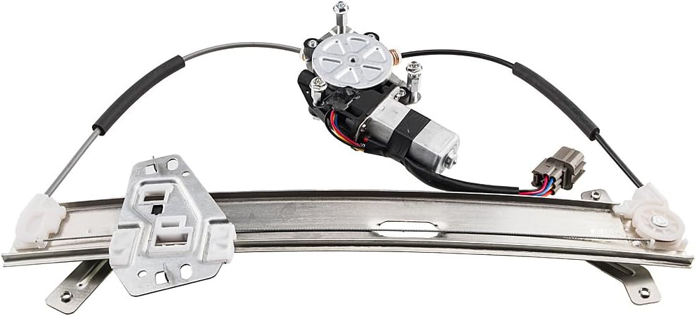 Power Window Lift Regulator with Motor Assembly Compatible with 2003-2007 Honda Accord Pack of 2 W377869
