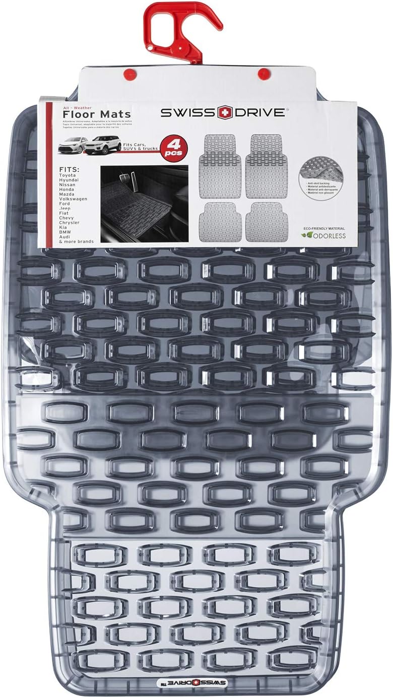 4 pcs Rubber Car Floor Mats X981833