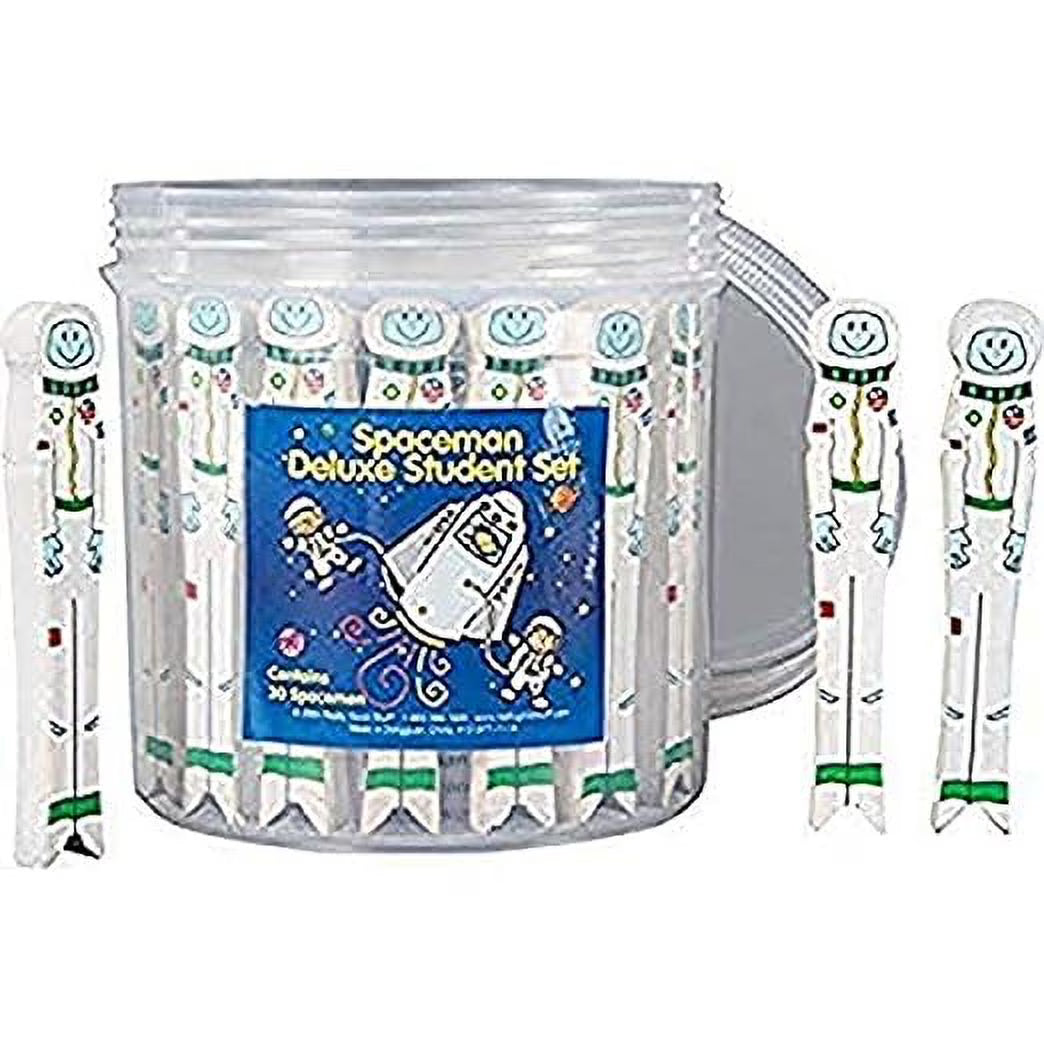 Spaceman Deluxe Student Set with 30 Spacemen in Reusable Storage Container X4490