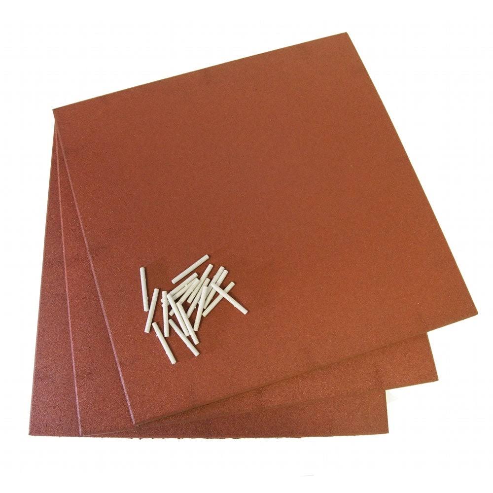 Green 18 Pack Interlocking Flooring Tiles W478308