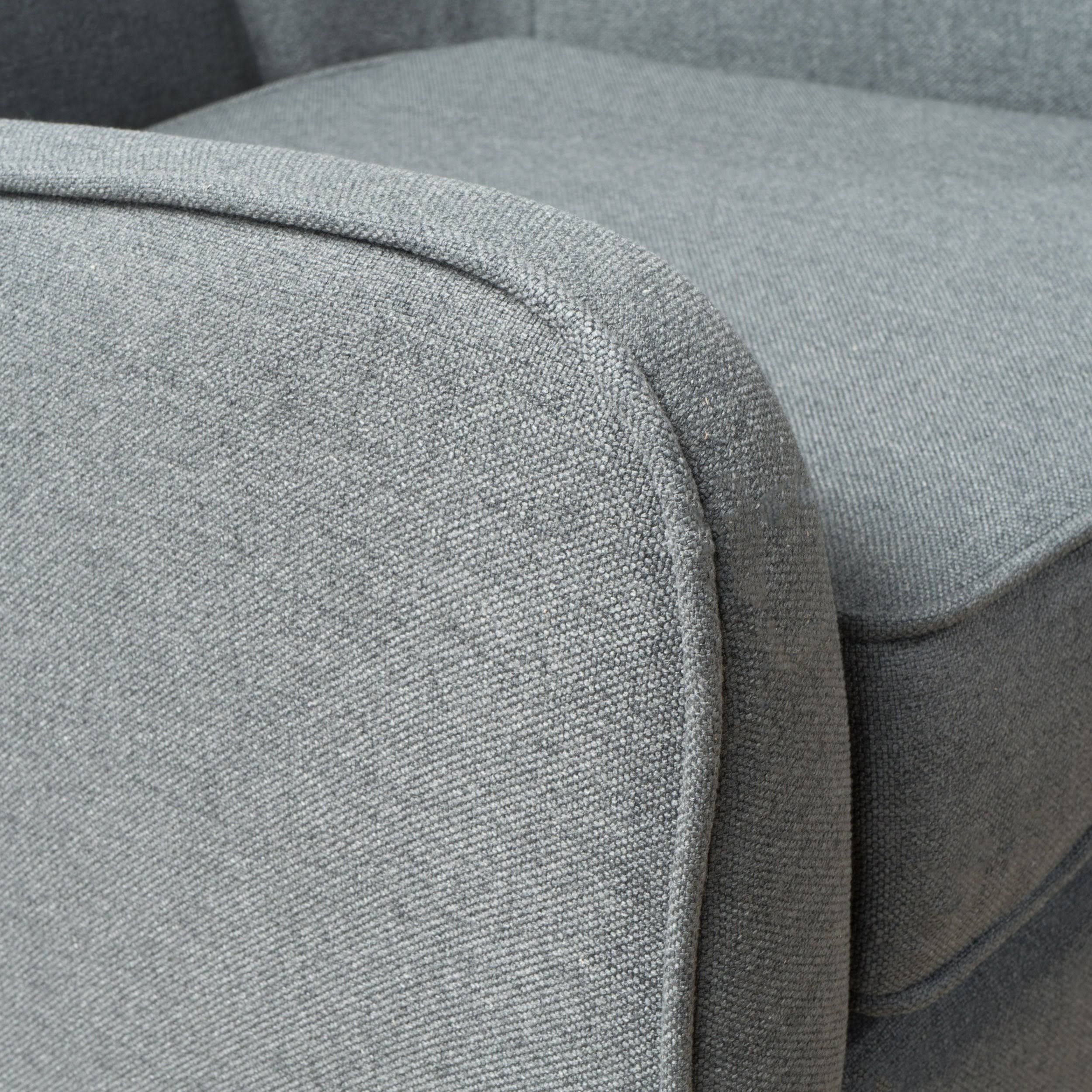 Charcoal Fabric Arm Chair (Set of 2) J9806