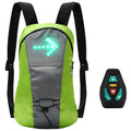 Wireless USB Rechargeable LED Turn Signal Backpack Light O2243