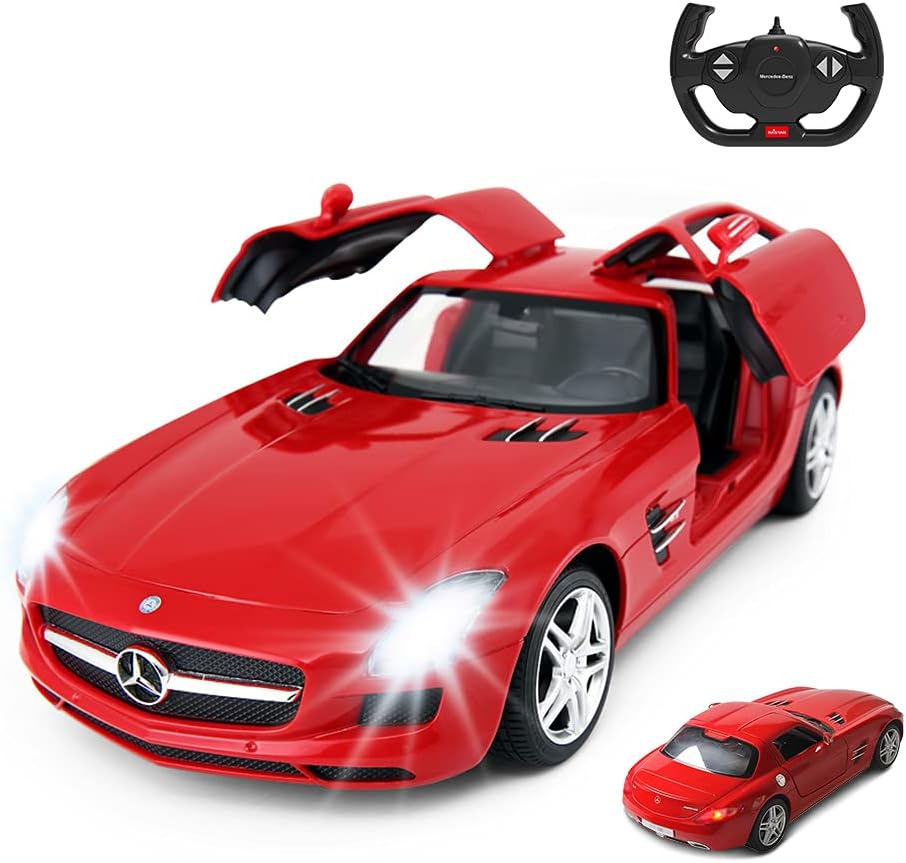 1/14 Scale Remote Control Mercedes-Benz SLS AMG Car, Red Pack of 2 X118