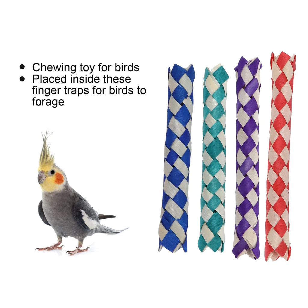 24 Finger Traps Bird Chewing Toys A3225