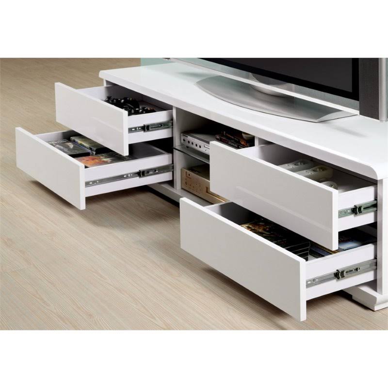 White TV Stand P255