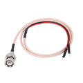 BNC Male to Dupont Wire Test Leads Cable Connector Adapter Extension Wire (Red+Black) Pack of 2 S1763