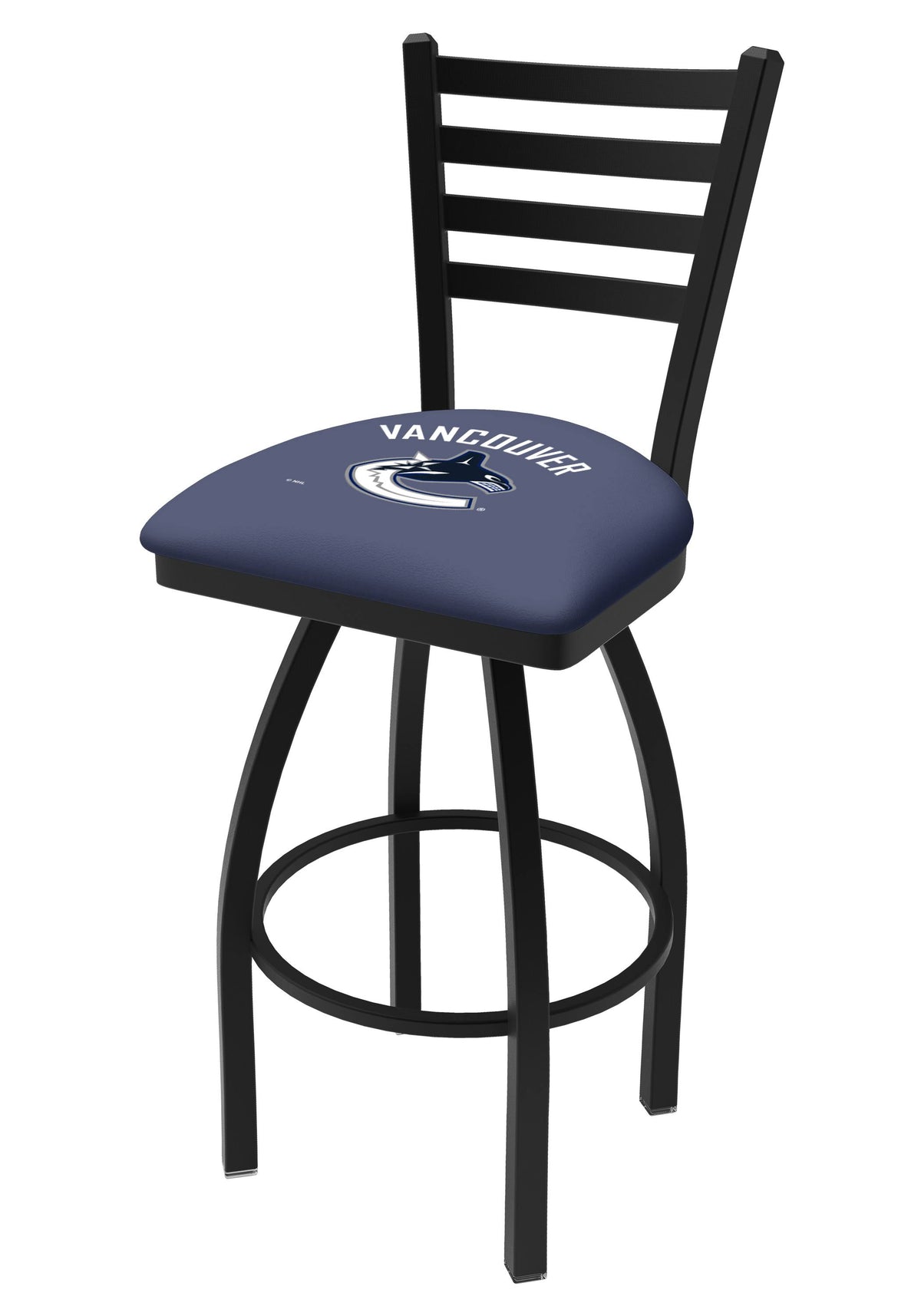 30x22 Wrinkle Swivel Bar Stool with Ladder Style Back Y657626