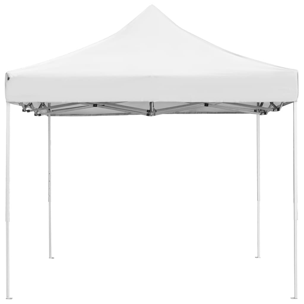 White Folding Party Tent Aluminum Frame Canopy 14.1ft x 9.5ft x 9.8ft O194898