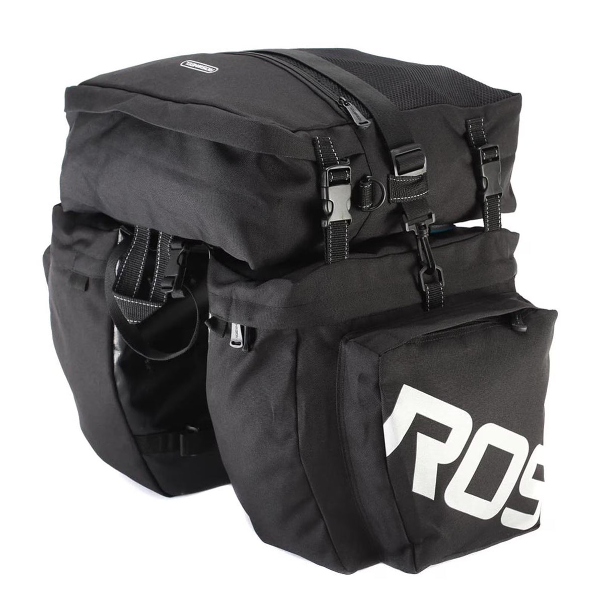 3 in 1 Multifunction Mountain Bike Bag Pannier Rear Seat Trunk Bag with Waterproof Rain Cover R502124