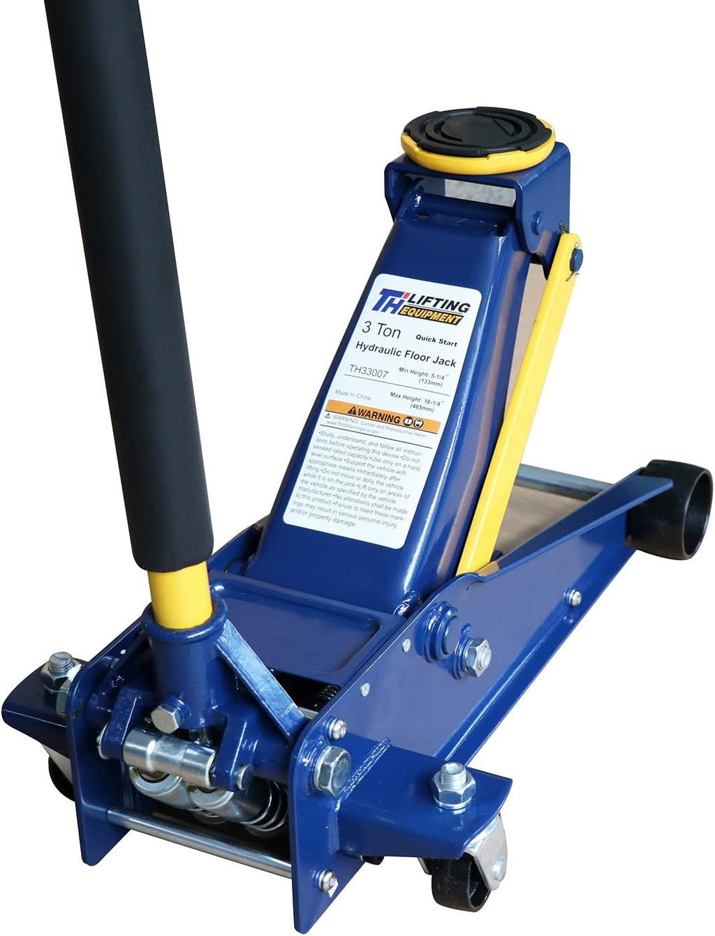 3 Ton Heavy-Duty Steel Hydraulic Floor Jack with Double Pumps O854564