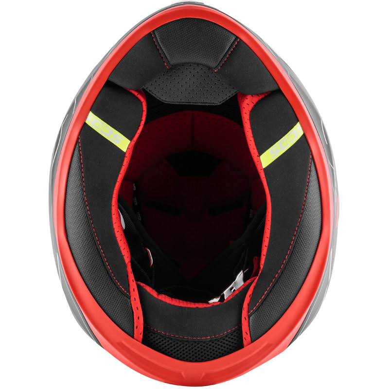 Helmet 50.6 Sport Deep Matt Black / Red - Size Xs C4937