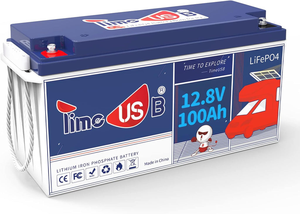 12V 100Ah LiFePO4 Battery with 100A BMS T477