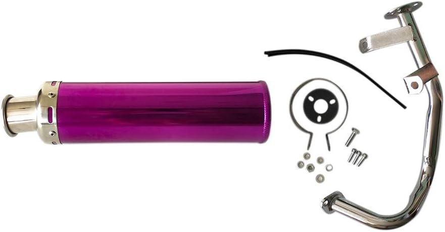 Pack of 2 Purple Exhaust System Muffler for 50cc 150cc Scooters B68661