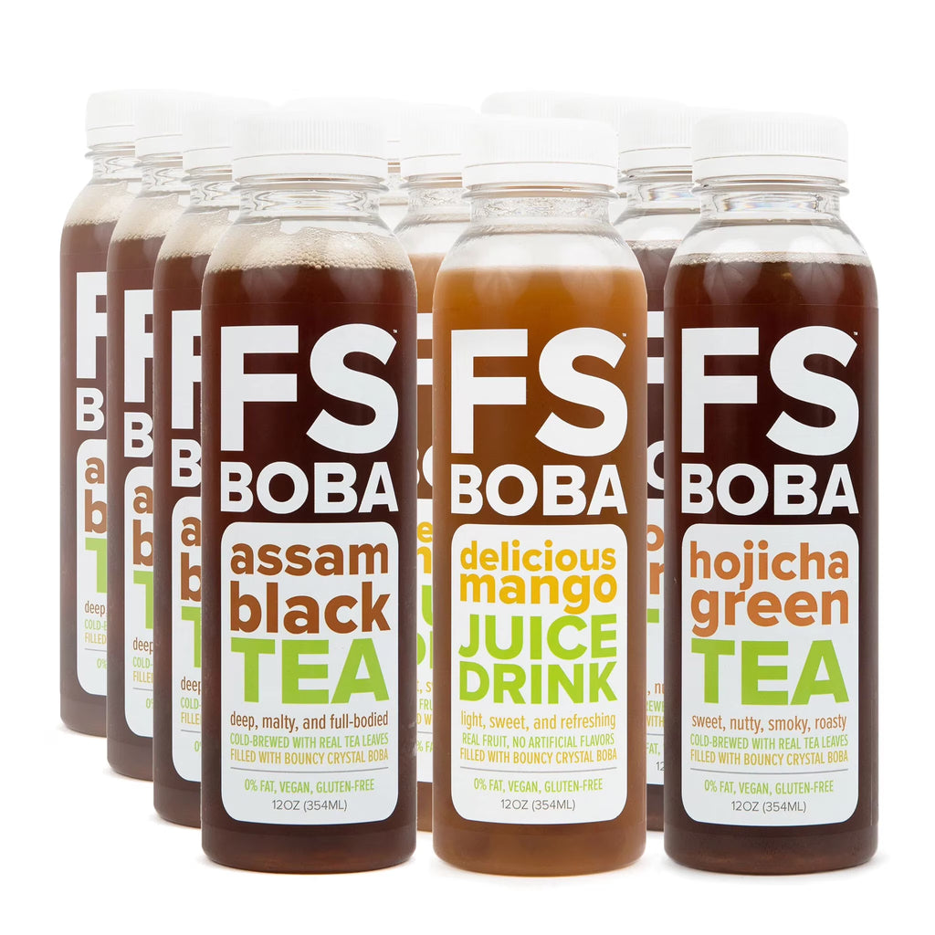 12-Pack of 12oz Bottles Boba Tea Starter Pack C416544