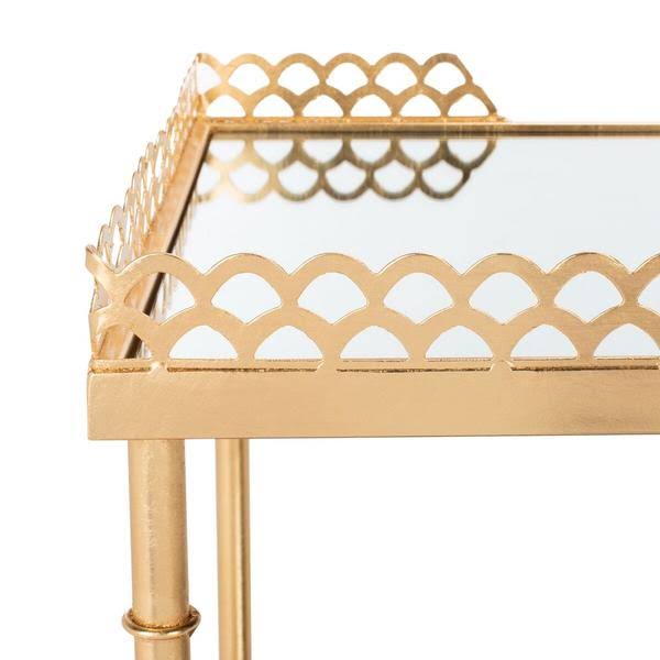 Gold Leaf 2 Shelf Table M5270
