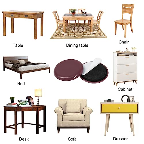 12pcs Beige Furniture Sliders S58710