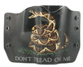 Black OWB Kydex Gun Holster for Taurus Judge Poly, Right Handed Y521821