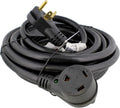 30A 25ft RV Power Cord with Grip Handle & Indicator Light, Pack of 2 Y369477