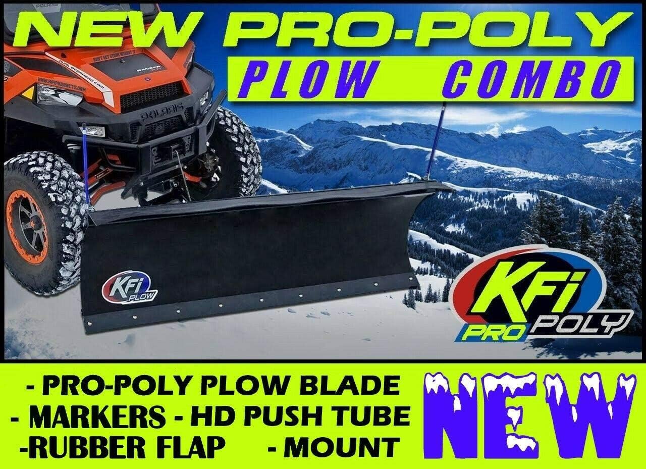 60" Poly Snow Plow & Mount for Polaris Ranger 570 UTV N27862