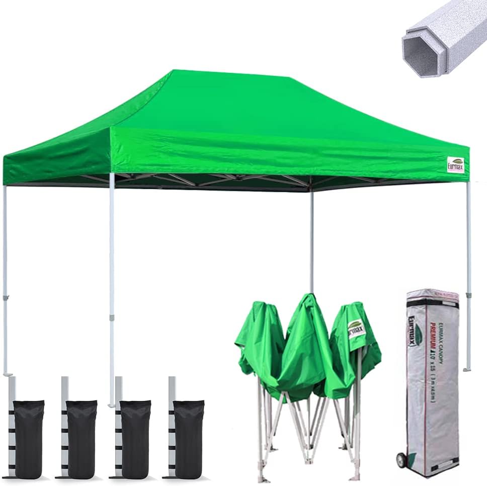 10'x10' Pop-up Canopy Tent with Heavy Duty Wheeled Carry Bag H25054