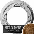 Roped Ceiling Medallion Hand-Painted Smokey Topaz L577023