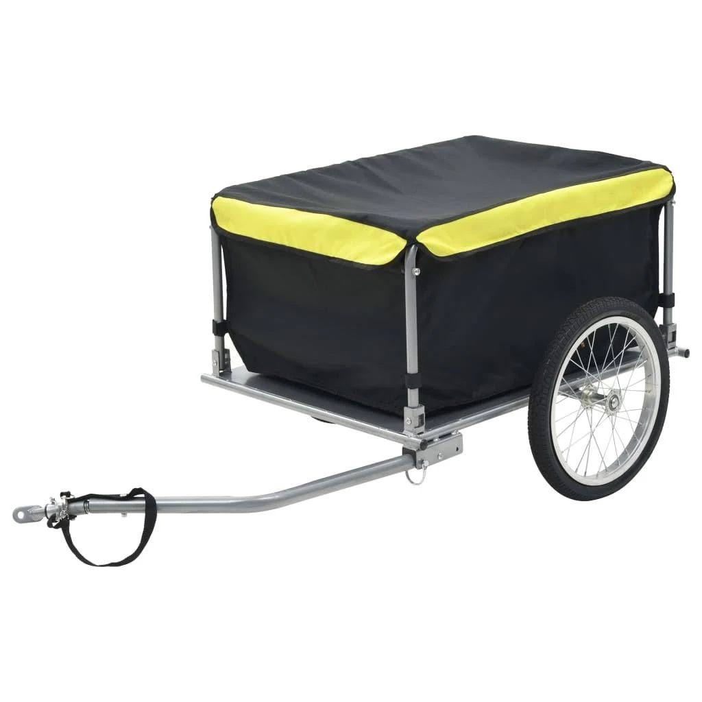 Bike Cargo Trailer Black and Yellow 65 kg Y270