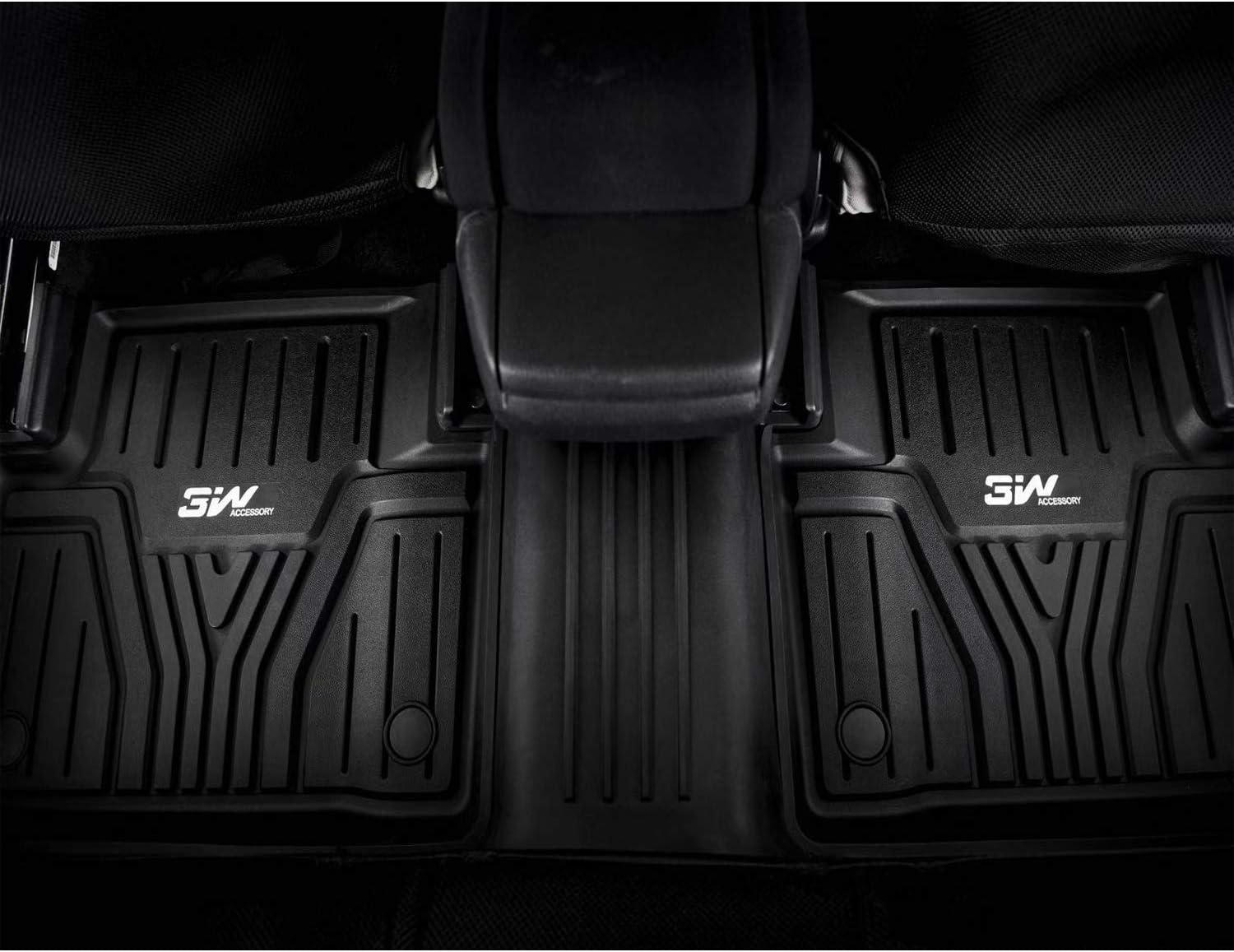 TPE All Weather Custom Fit Floor Liner Full Set Car Mats Black E6765