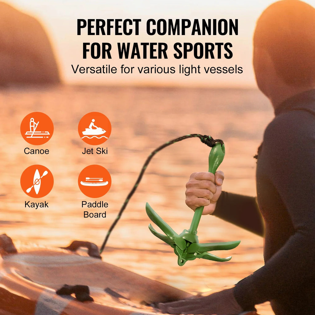 Paddle Board Anchor Kit with 26.2 ft Rope and Buoy V974596