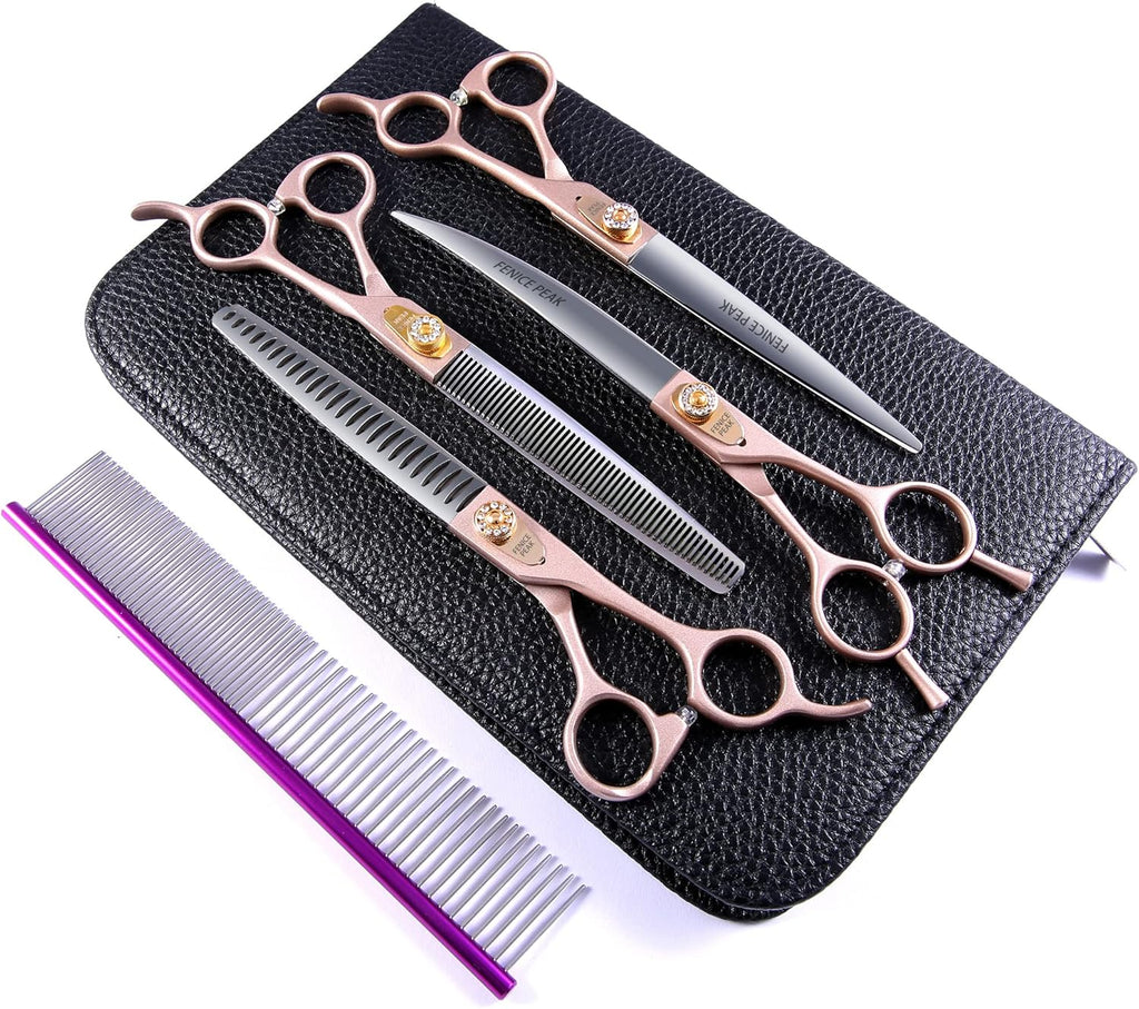 7/7.5'' 440C Stainless Steel Pet Thinning Scissors I756