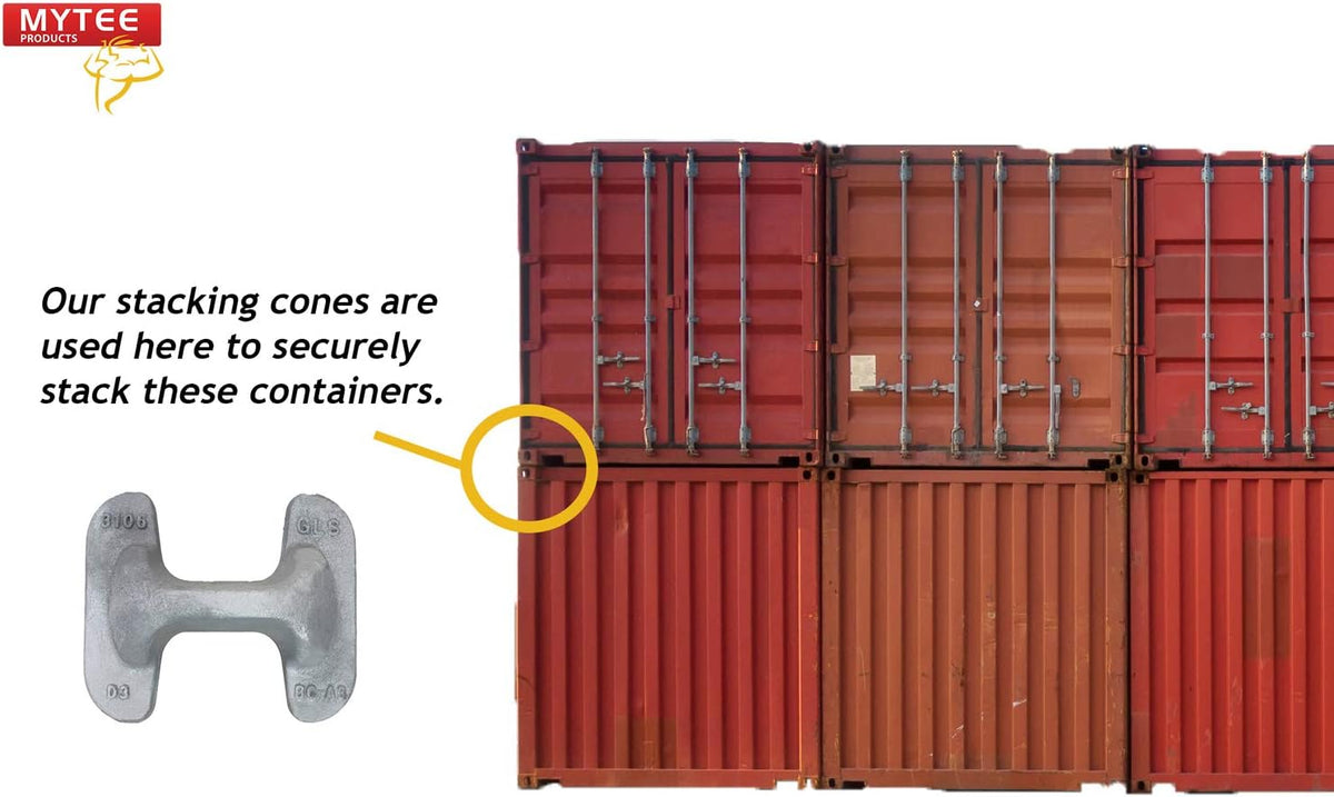 4 Pack Forged Steel Shipping Container Stacking Cone B27805