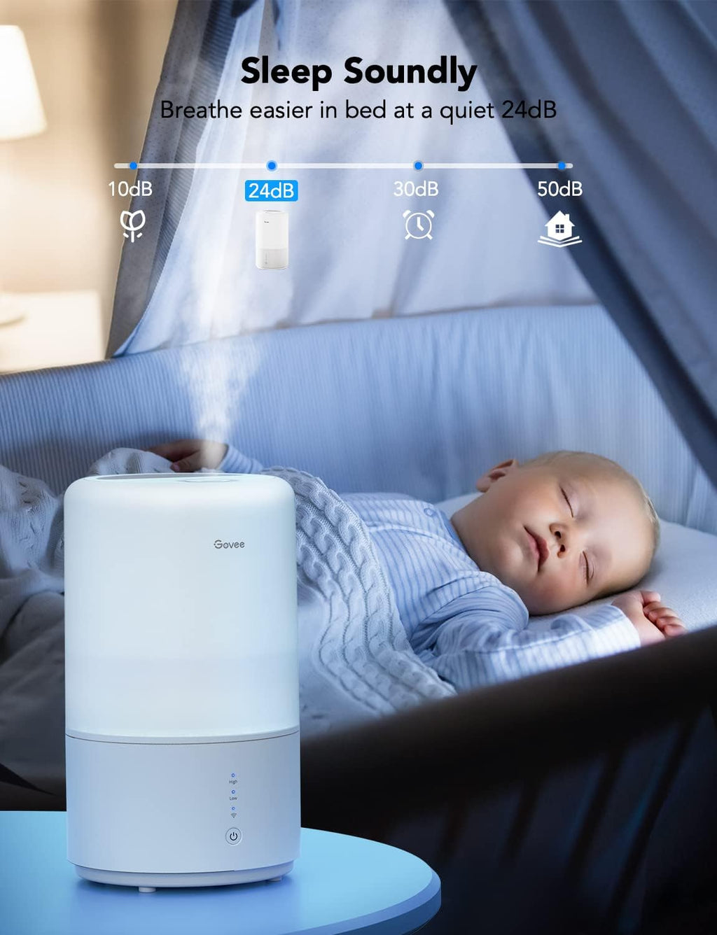 3L Top Fill Cool Mist Humidifier Pack of 2 V790565