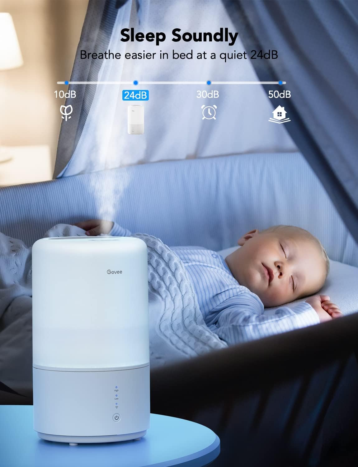 3L Top Fill Cool Mist Humidifier Pack of 2 V790565