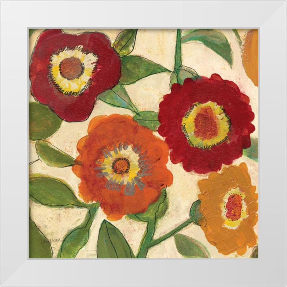 White Modern Wood Framed Museum Art Print C6355