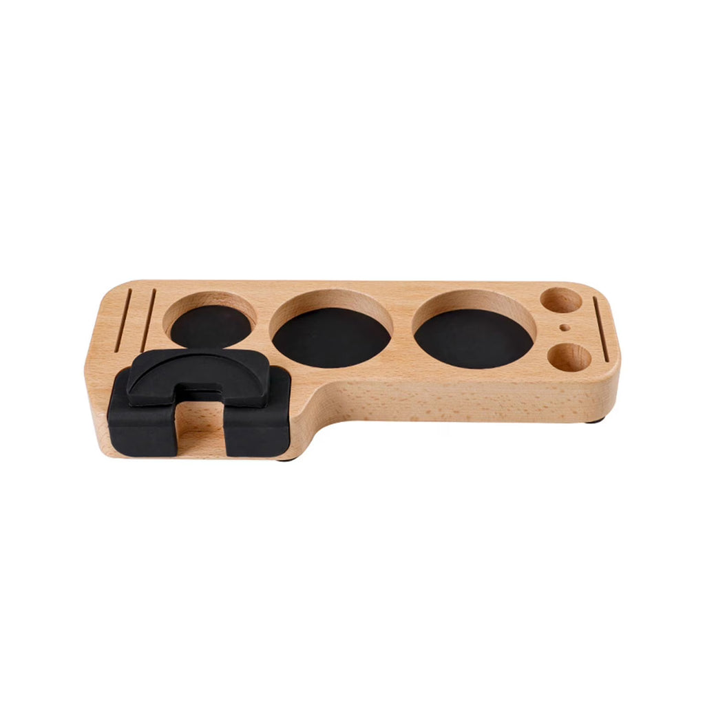 Coffee Tamping Station Espresso Tamper Holder Wooden 58mm I714