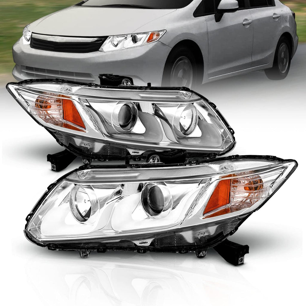 Black Projector Replacement Headlights Set K668497