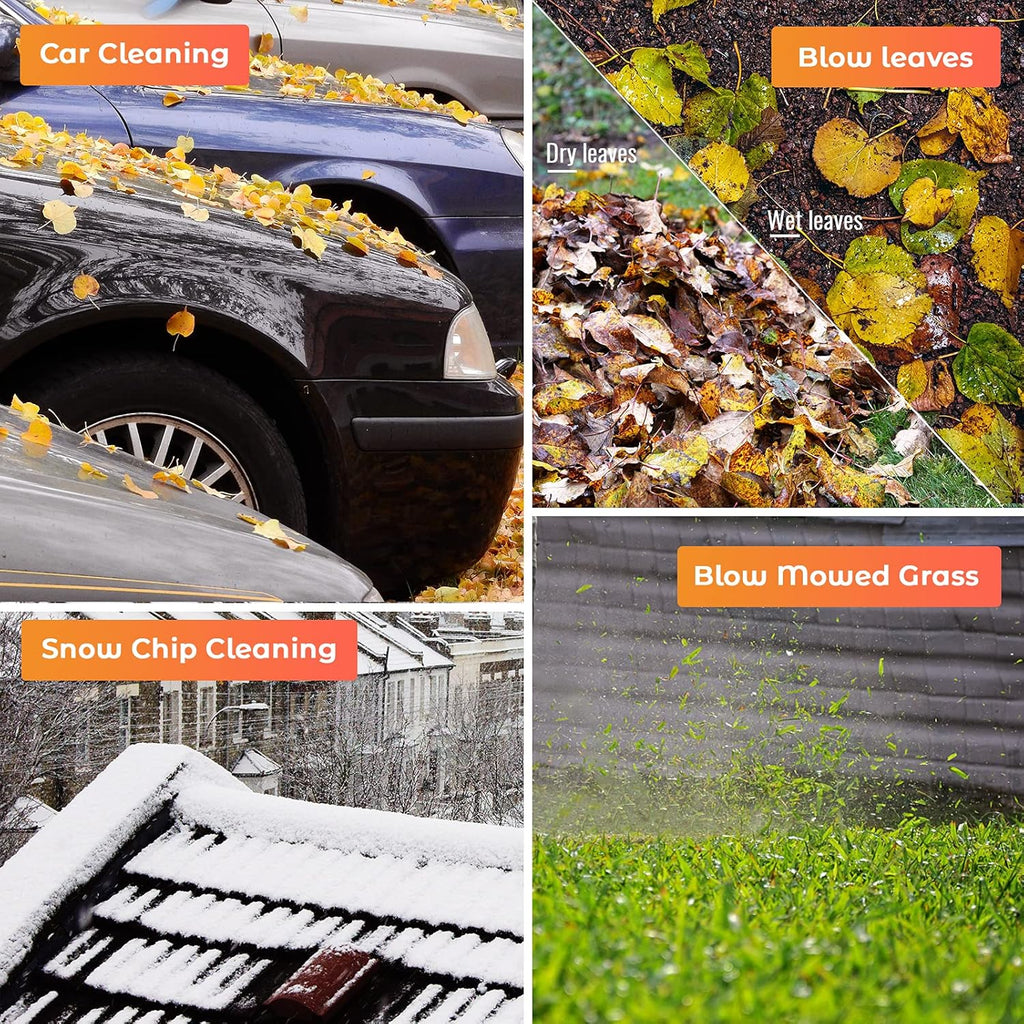 Cordless Leaf Blower with 4.0Ah Battery & Charger 21V I4224