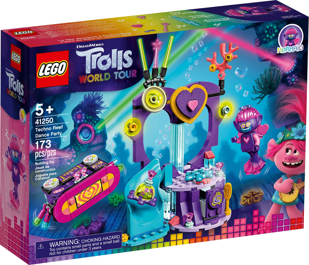 LEGO Trolls World Tour Techno Reef Dance Party Building Kit (173 Pieces) W545