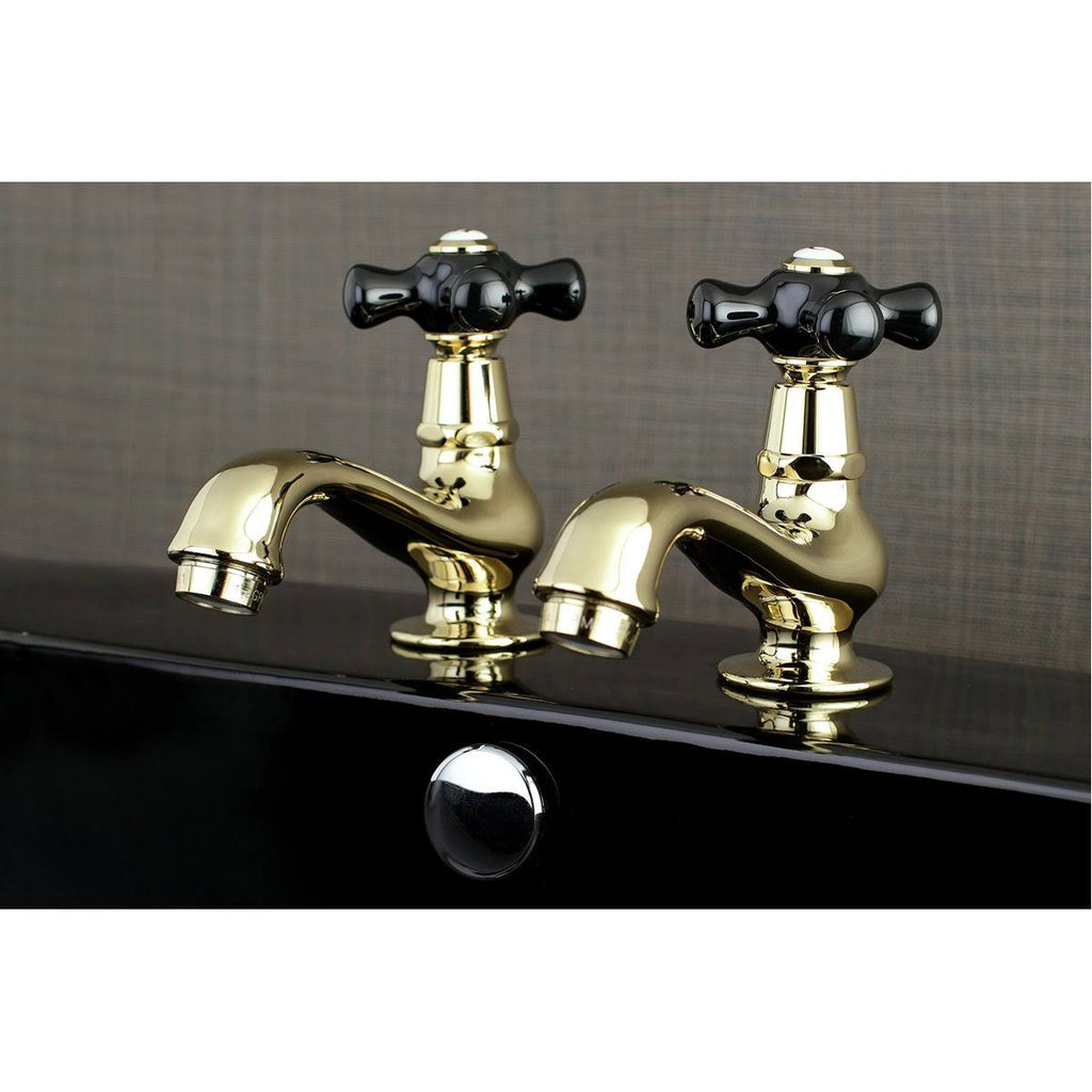 Polished Chrome Basin Tap Faucet with Cross Handle A990228