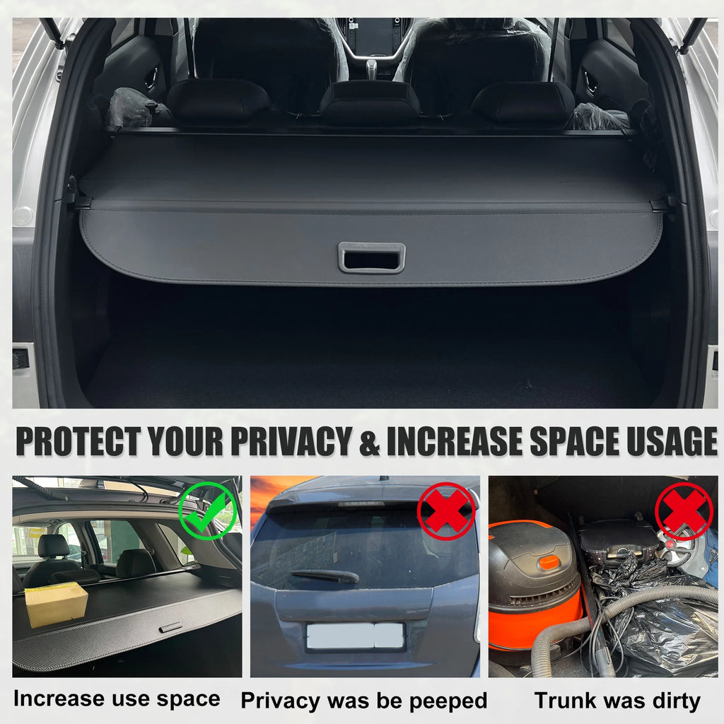Retractable Cargo Cover for Subaru XV SUV Rear Trunk Shade Black U18803