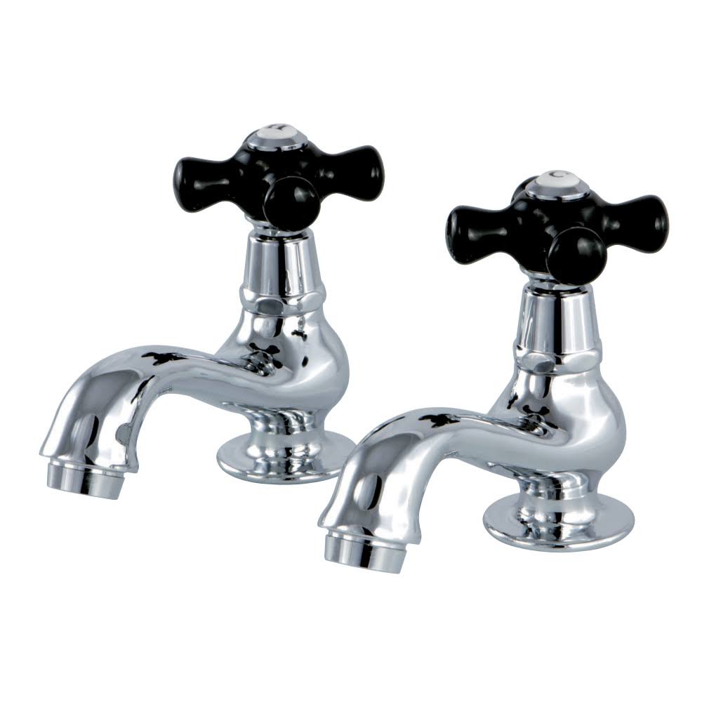 Polished Chrome Basin Tap Faucet with Cross Handle A990228