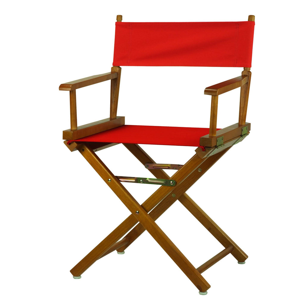 Director&s Chair Honey Oak Frame Brown Canvas P2609