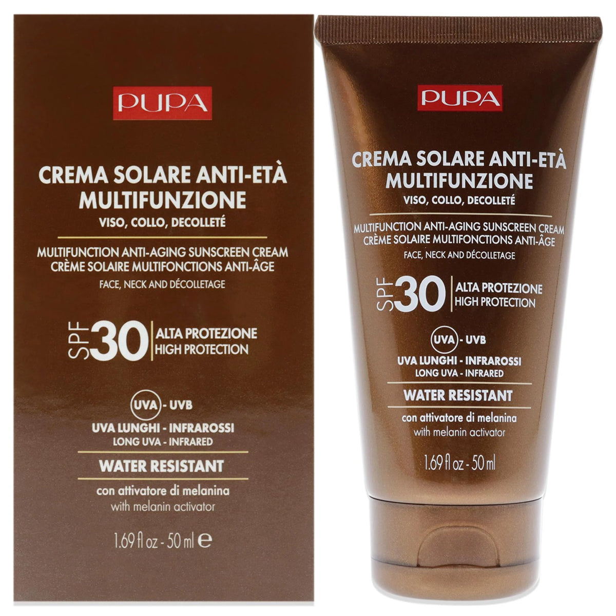 Water Resistant Sunscreen for Face SPF 30 Cream 1.69 oz B8598