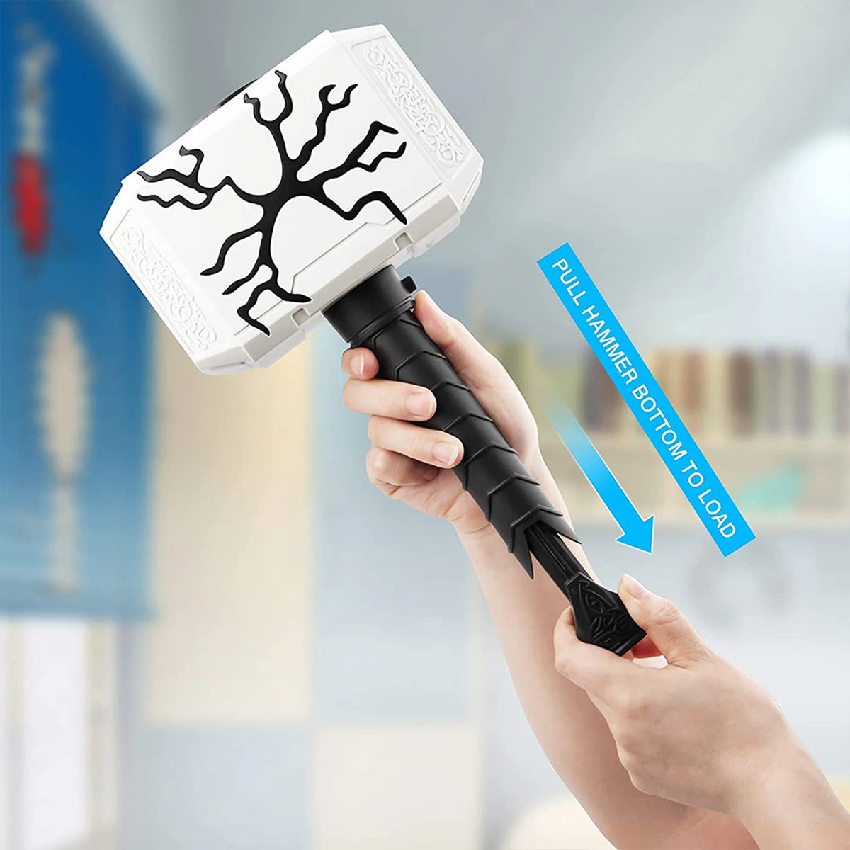 Thor Battle Hammer Toy Shooting Game Soft Bullet I637