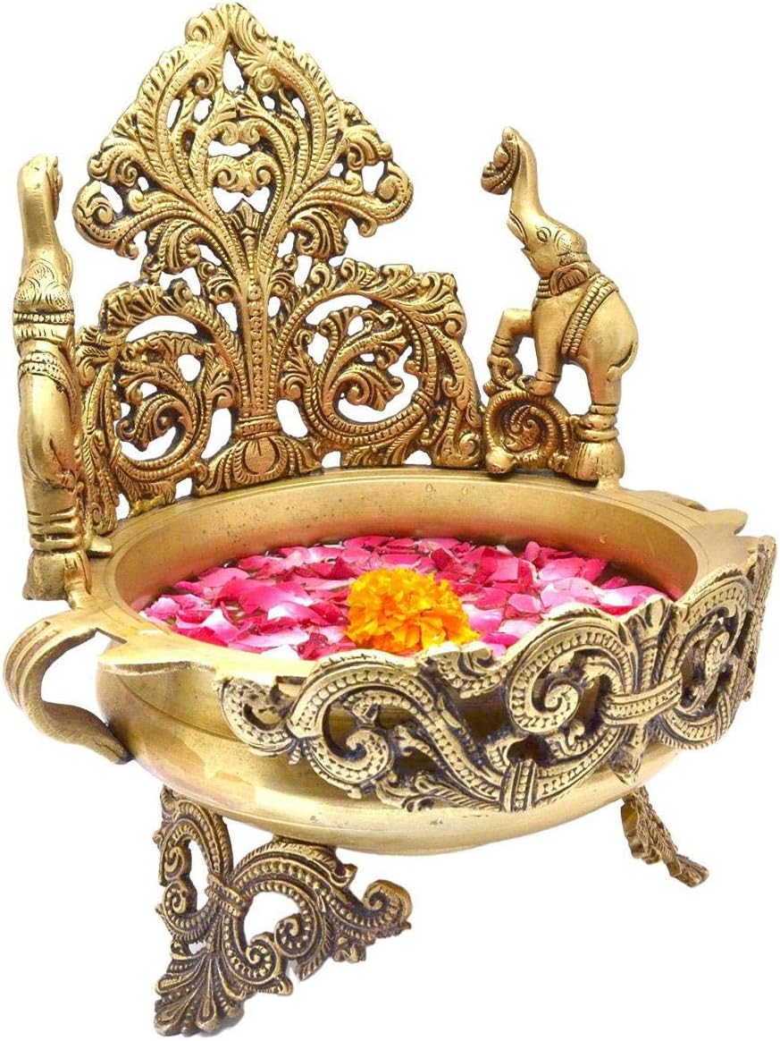 Brass Urli for Floral and Candle Decoration O584