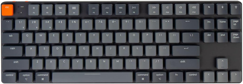 87 Keys Ultra-Slim Wireless Bluetooth/USB Wired Mechanical Keyboard K915