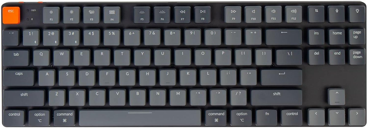 87 Keys Ultra-Slim Wireless Bluetooth/USB Wired Mechanical Keyboard K915
