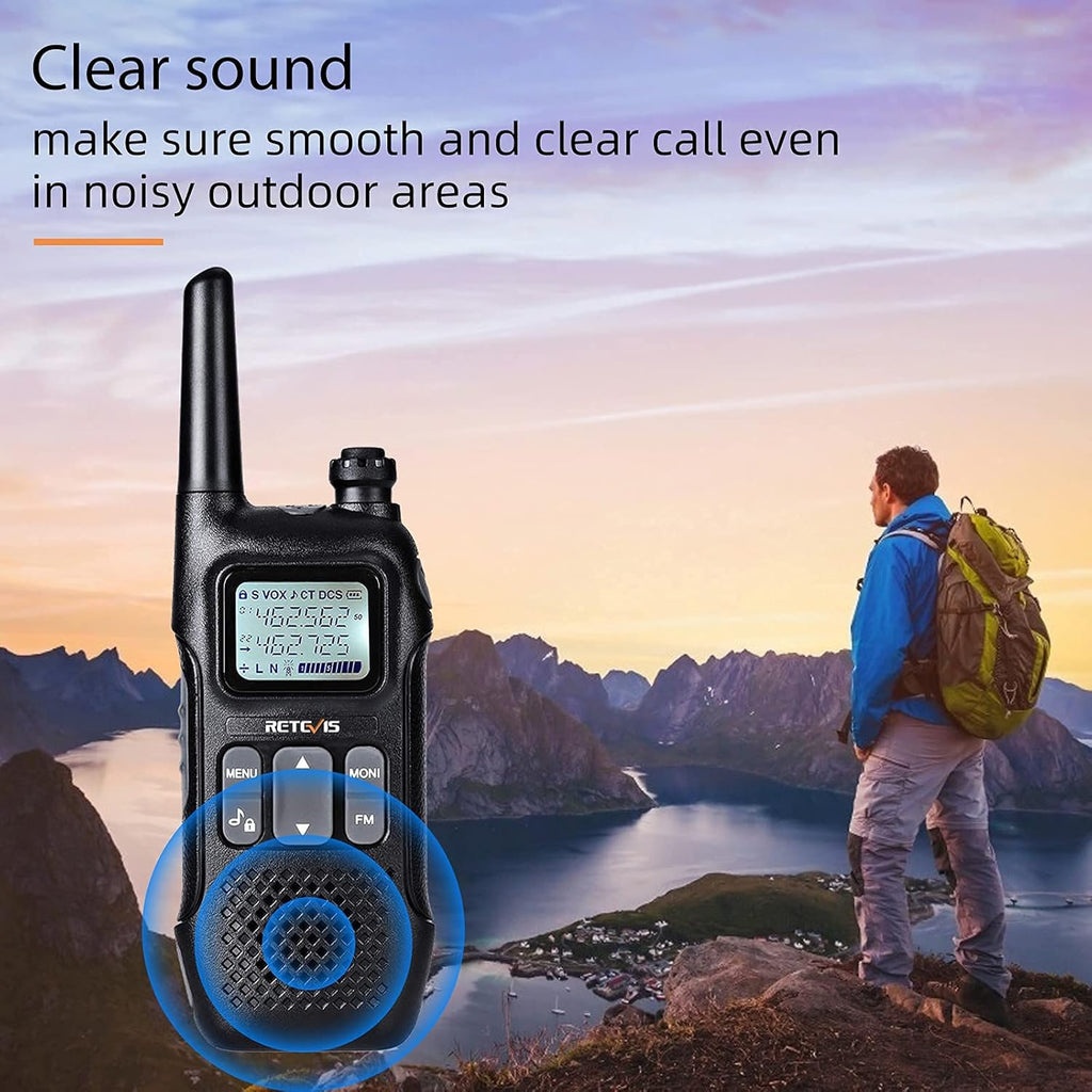 4 Pack Rechargeable Two Way Radio Walkie Talkies A23412