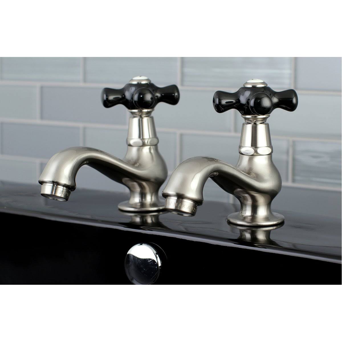 Polished Chrome Basin Tap Faucet with Cross Handle A990228
