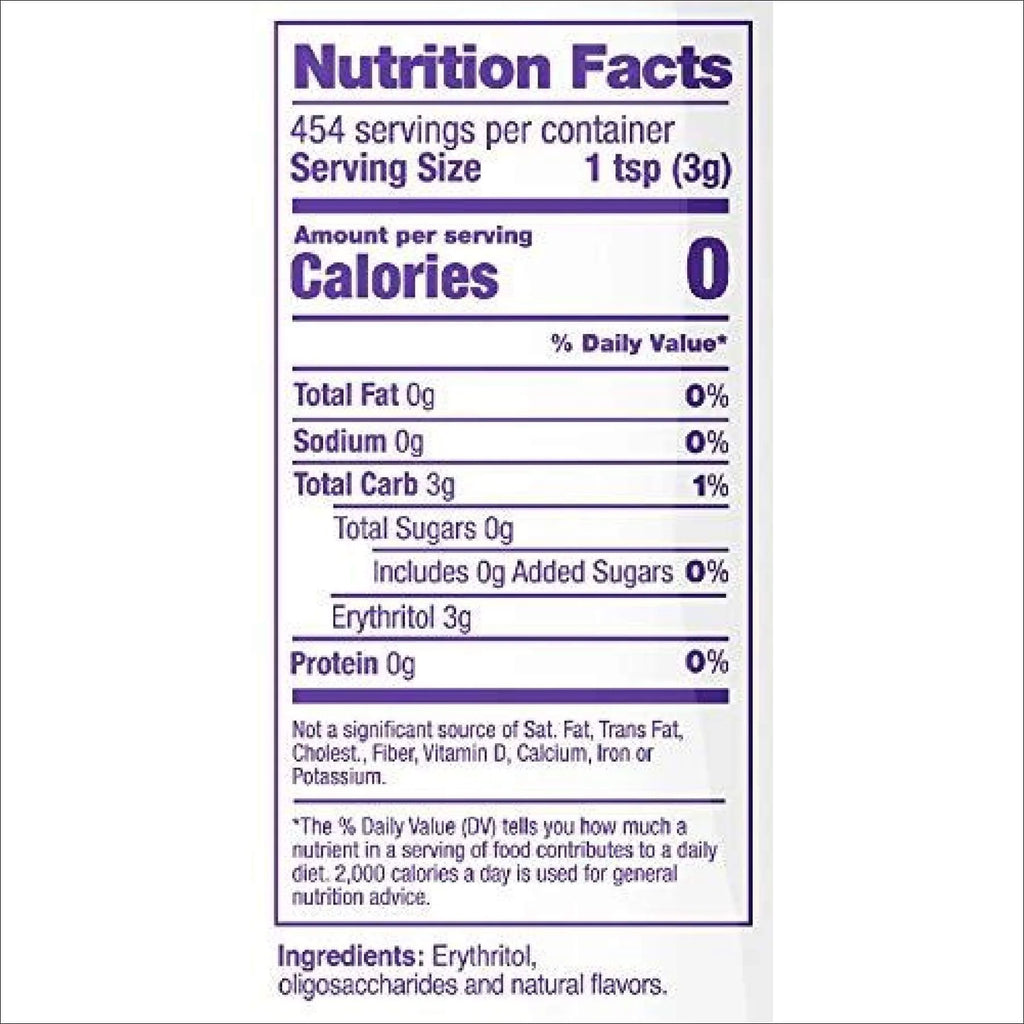 Sugar Replacement Sweetener, 48oz U3247